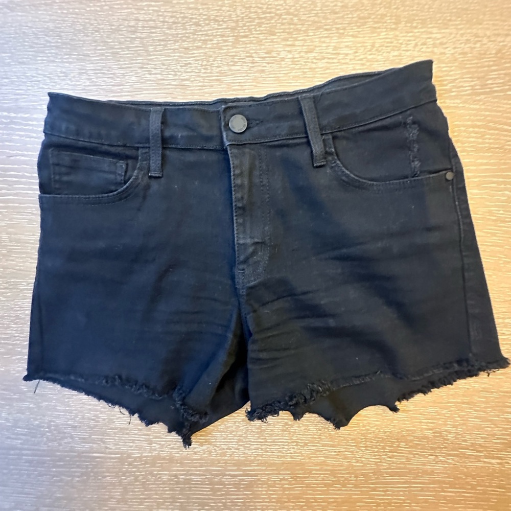 Just Black Women's Frayed Hem Jean Shorts